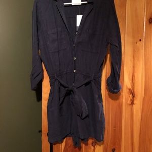 Blue Romper Abecrombie NWT